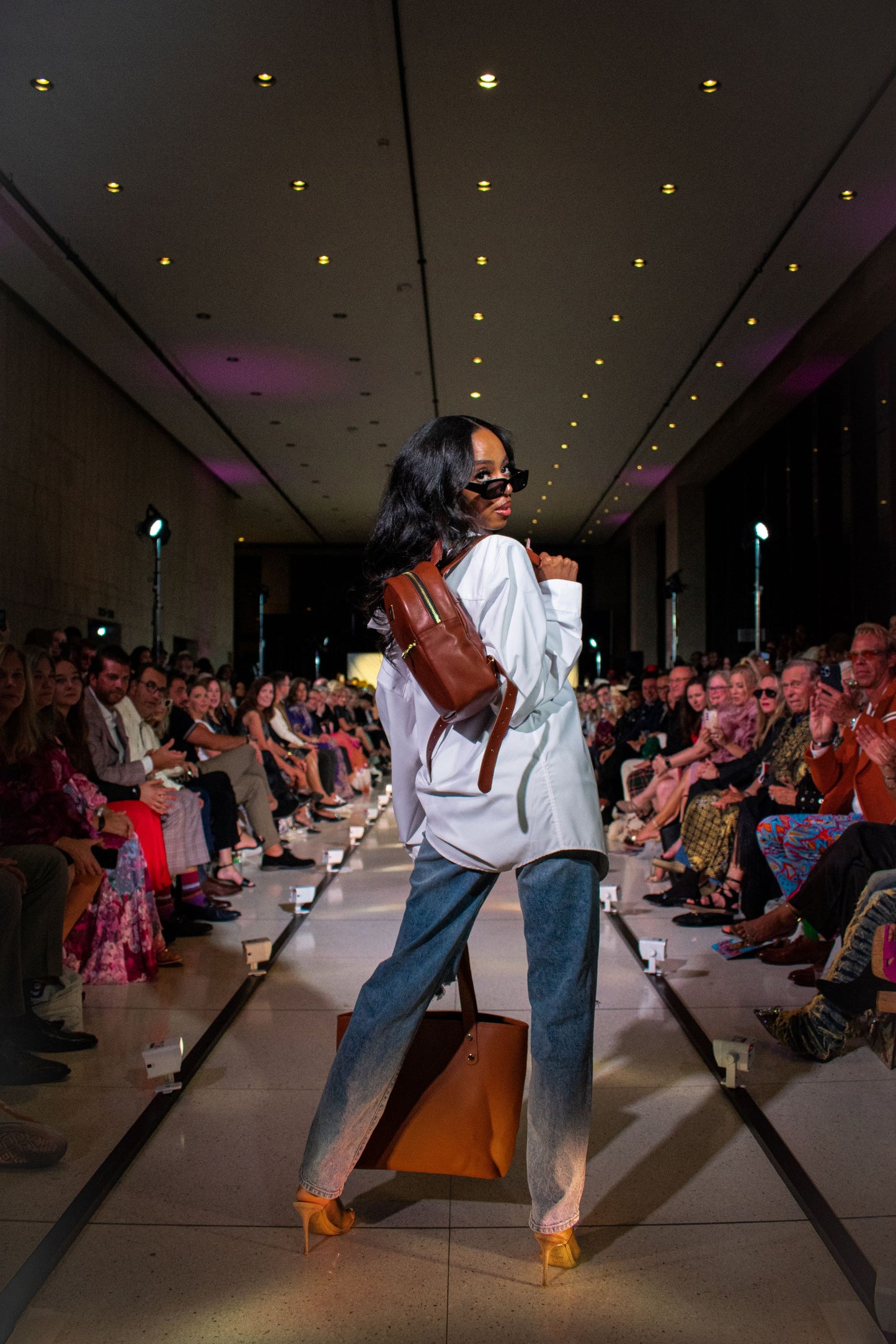 Look 1: The Elmwood Mini Backpack & The Kendall Tote