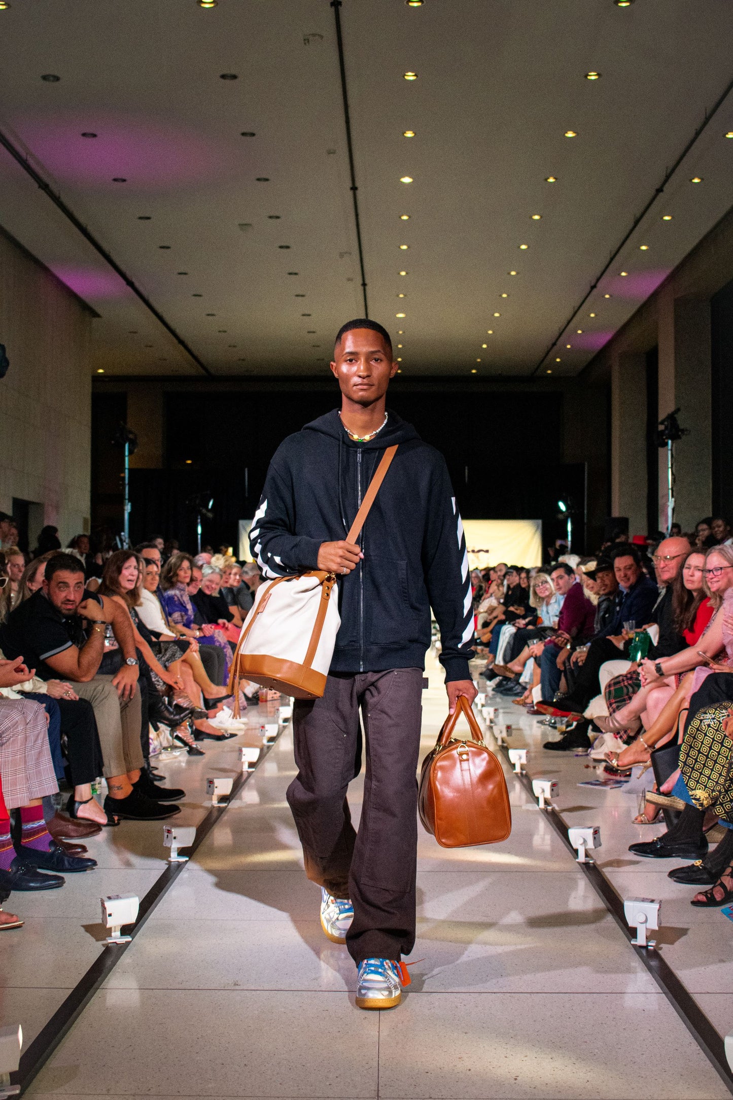 Look 2: The Valencia Bucket Bag & The Roxbury Duffle Bag