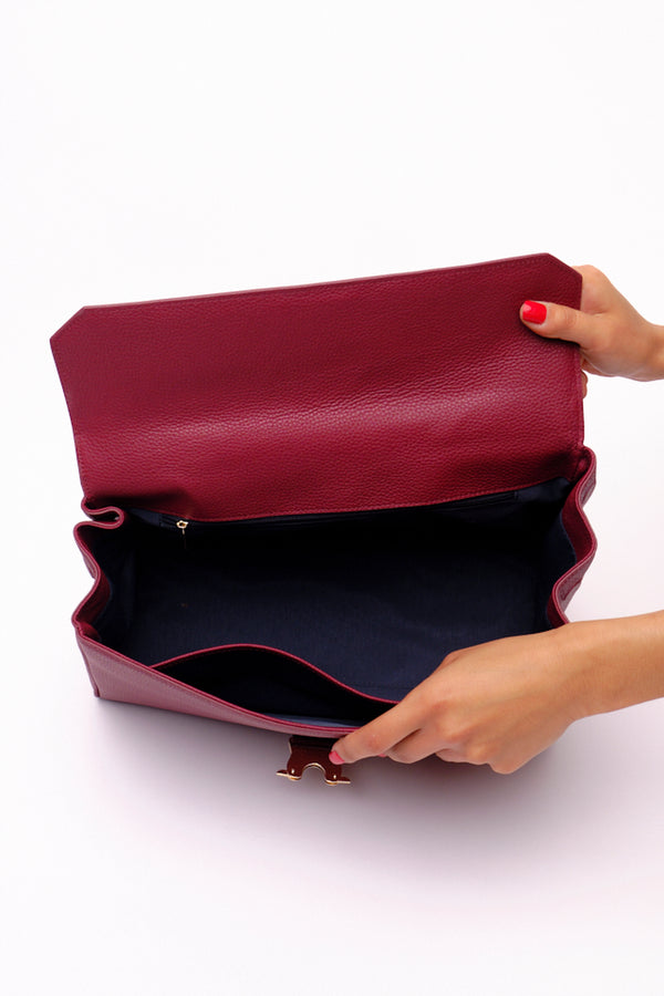 Abbott 38 Doctor Bag - Bordeaux