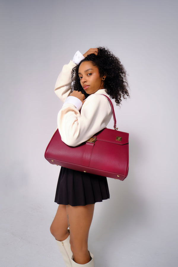 Abbott 38 Doctor Bag - Bordeaux