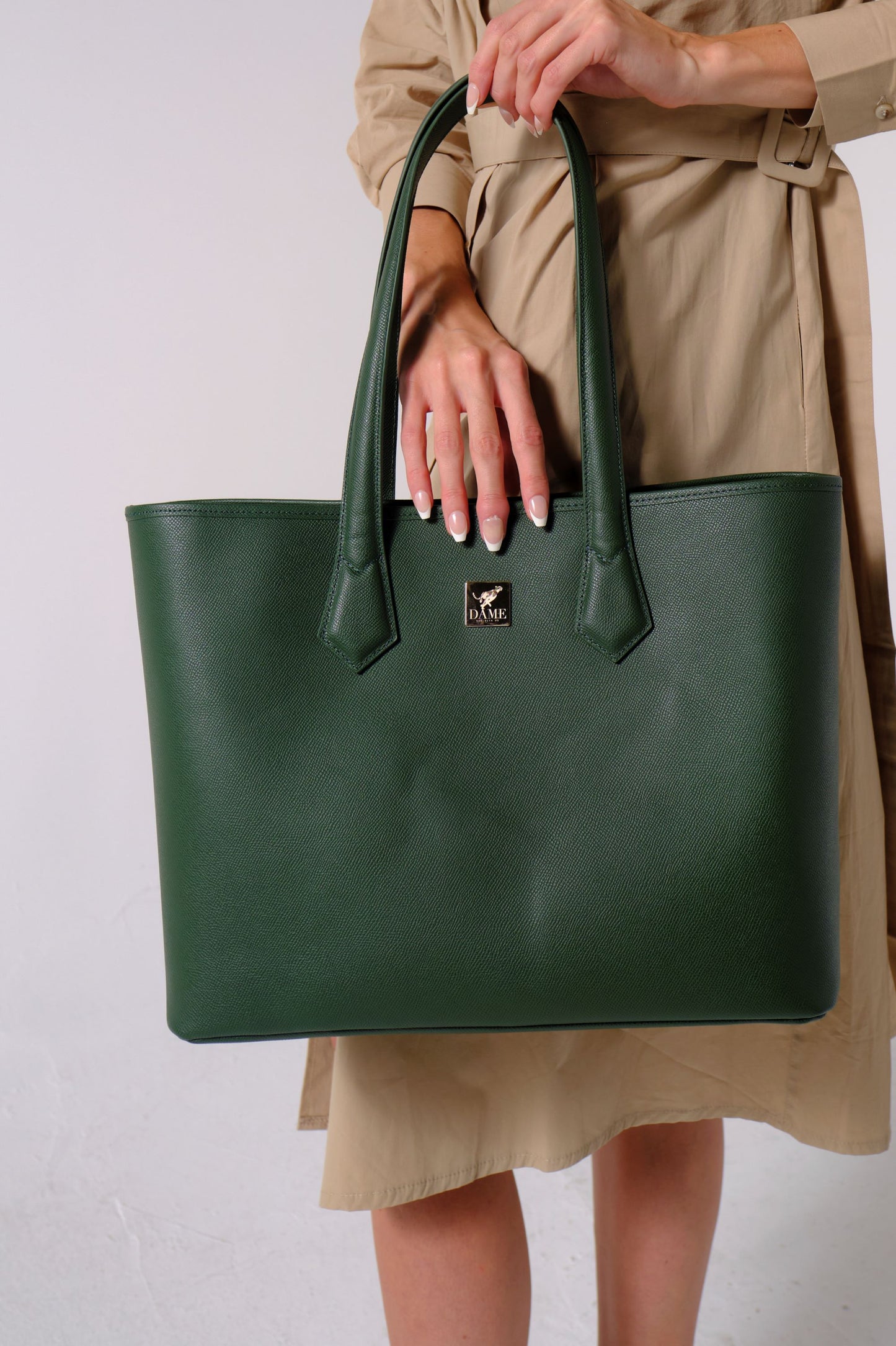 Kendall Tote Bag in Evergreen